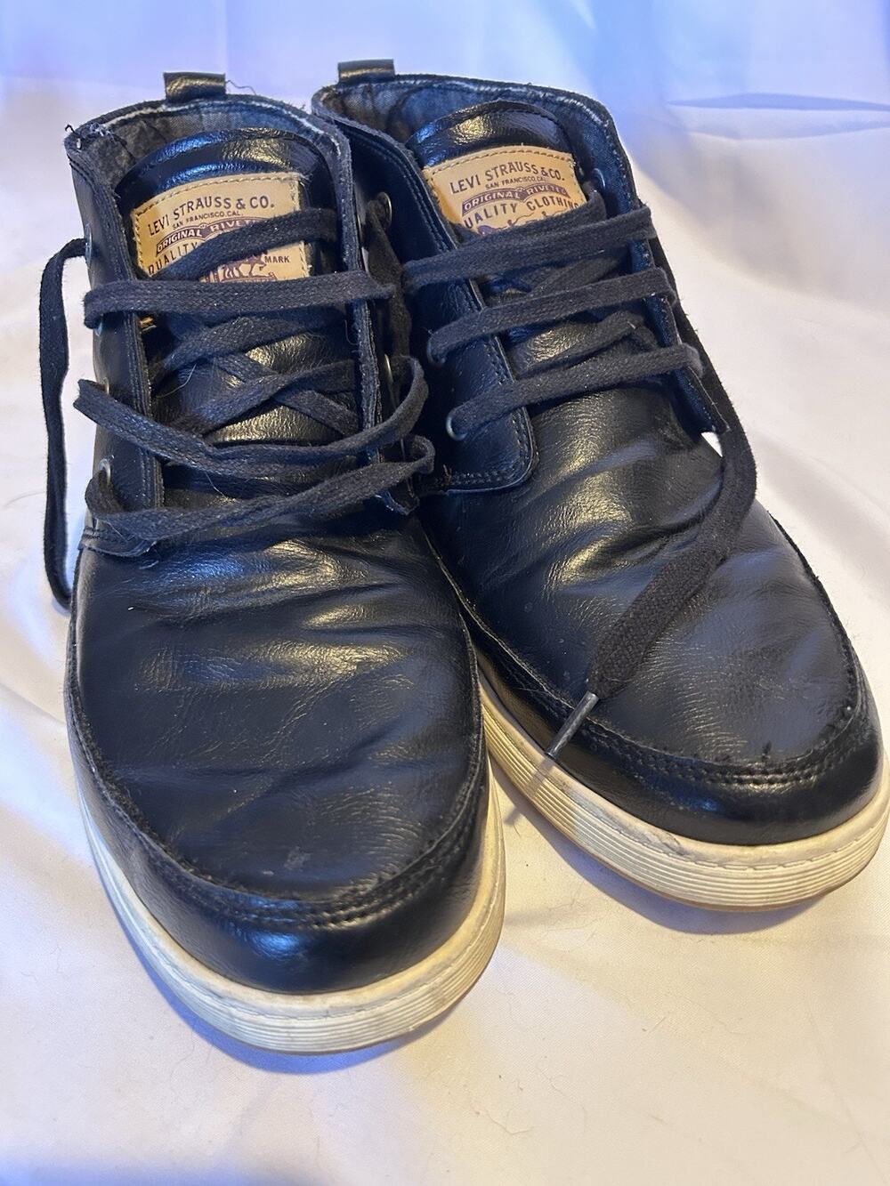 Levi's Men's High Top Sneakers Size 11 Black